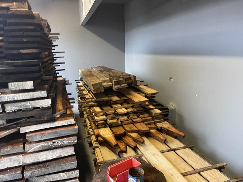 wood drying kiln building